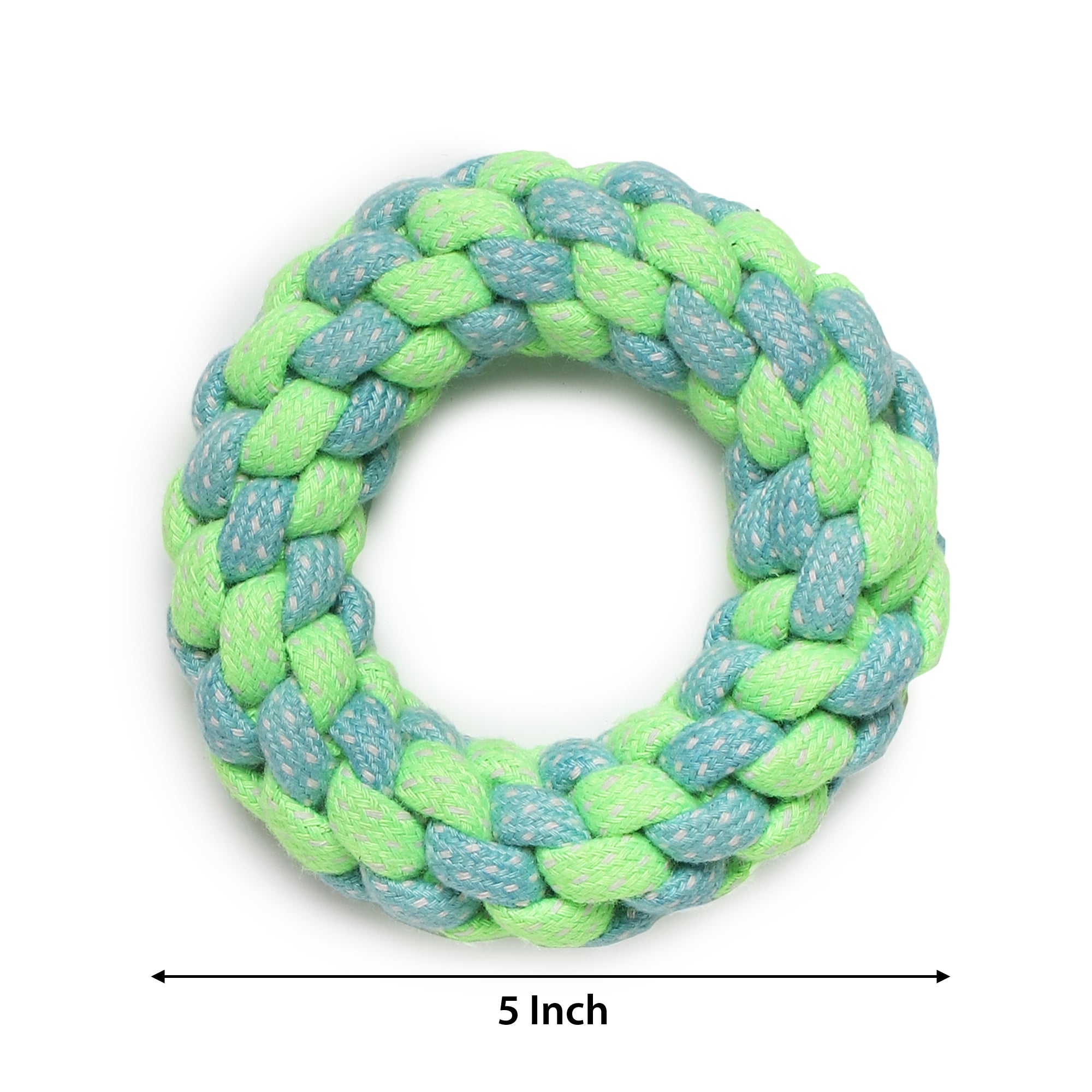 Durable Ring Rope Dog Toy – Interactive Chew & Tug Toy for Dogs | Teeth Cleaning & Fun Play