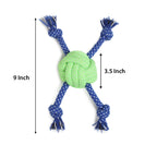 Rope Toy with Knotted Ball