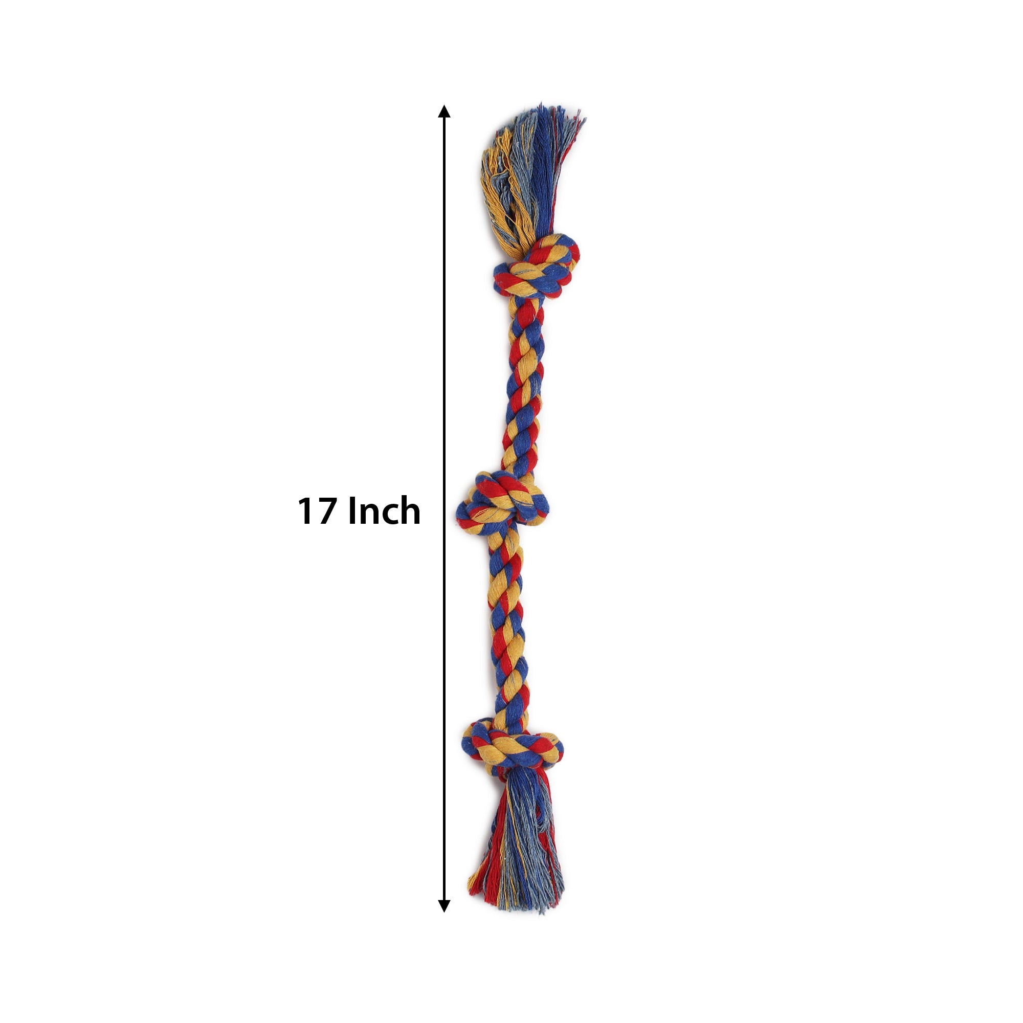 Multi-Knot Rope Dog Toys – 5 Pcs