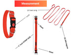 Dog Leash & Collar Set - 15FT- Red