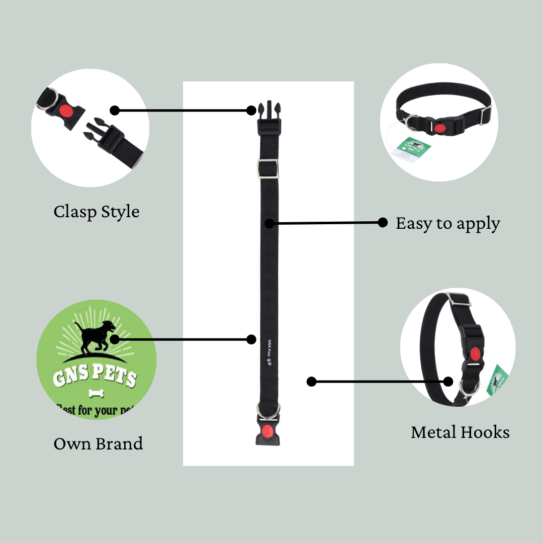 Dog Leash & Collar Set - 15FT- Grey