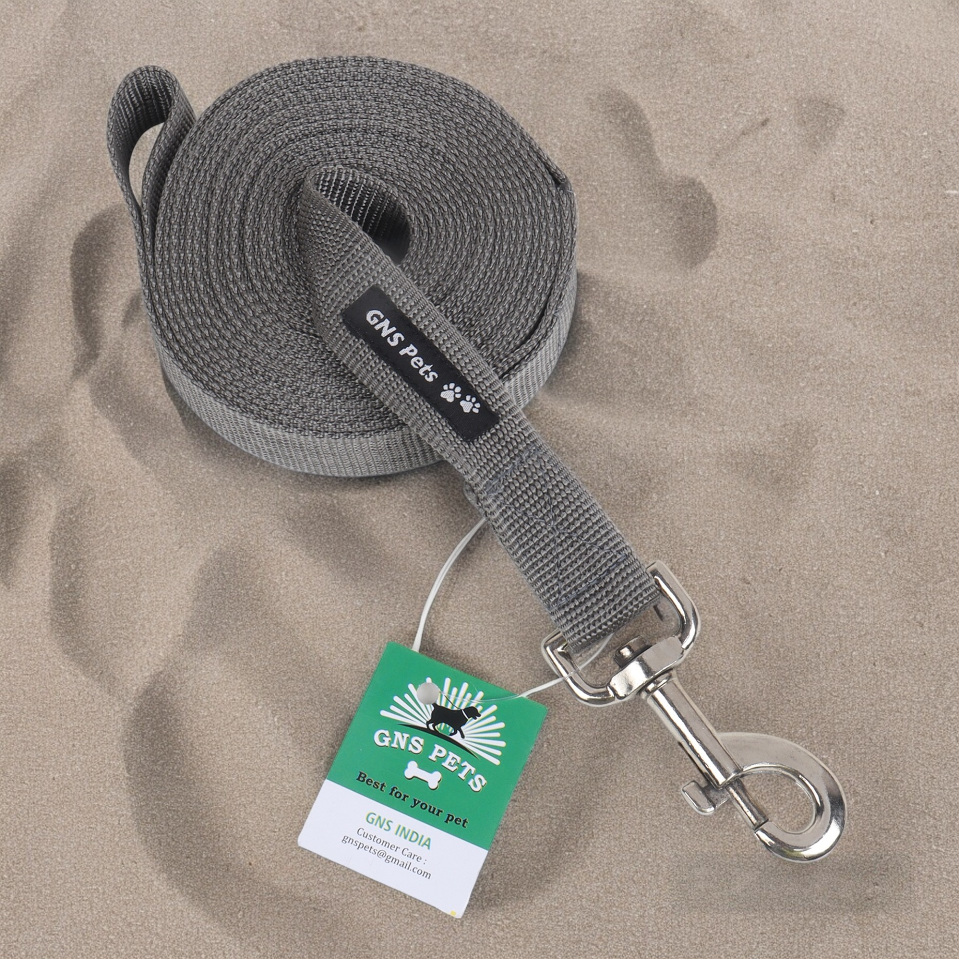 Dog Leash- 5.5 Feet- Grey