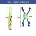 Dog Rope Toys - 2 Pcs