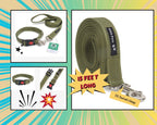 Dog Leash & Collar Set - 6FT- Olive