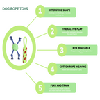 Dog Rope Toys - 2 Pcs