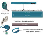 Dog Leash- 5.5 Feet- Turquois Blue