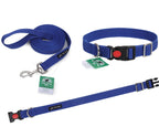 Dog Leash & Collar Set - 15FT- Blue