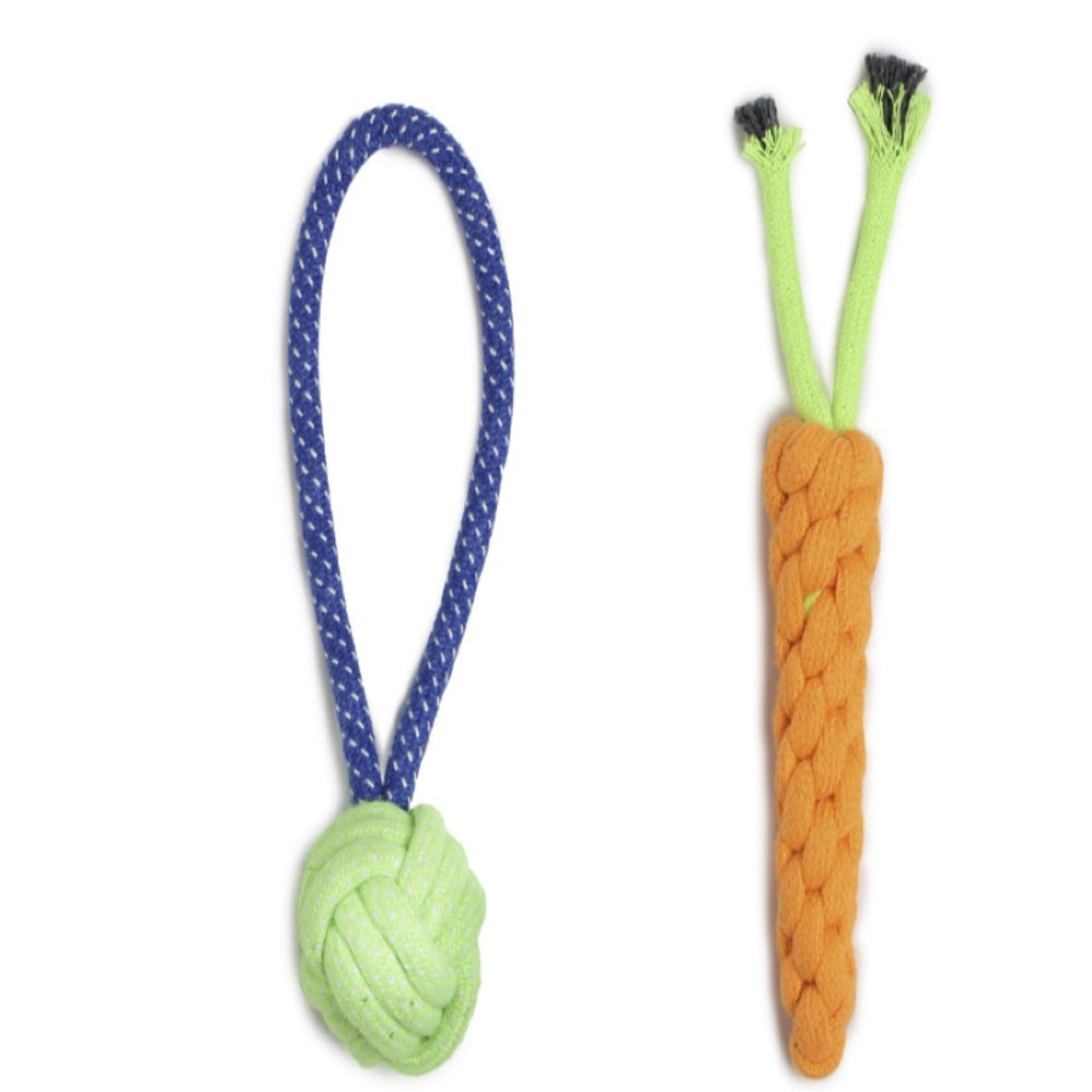 Durable dog rope toy for chewing, tugging & teething. Safe cotton, tough knots & perfect for puppies or aggressive chewers.