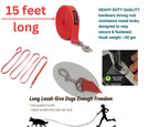 Dog Leash- 5.5 Feet- Red