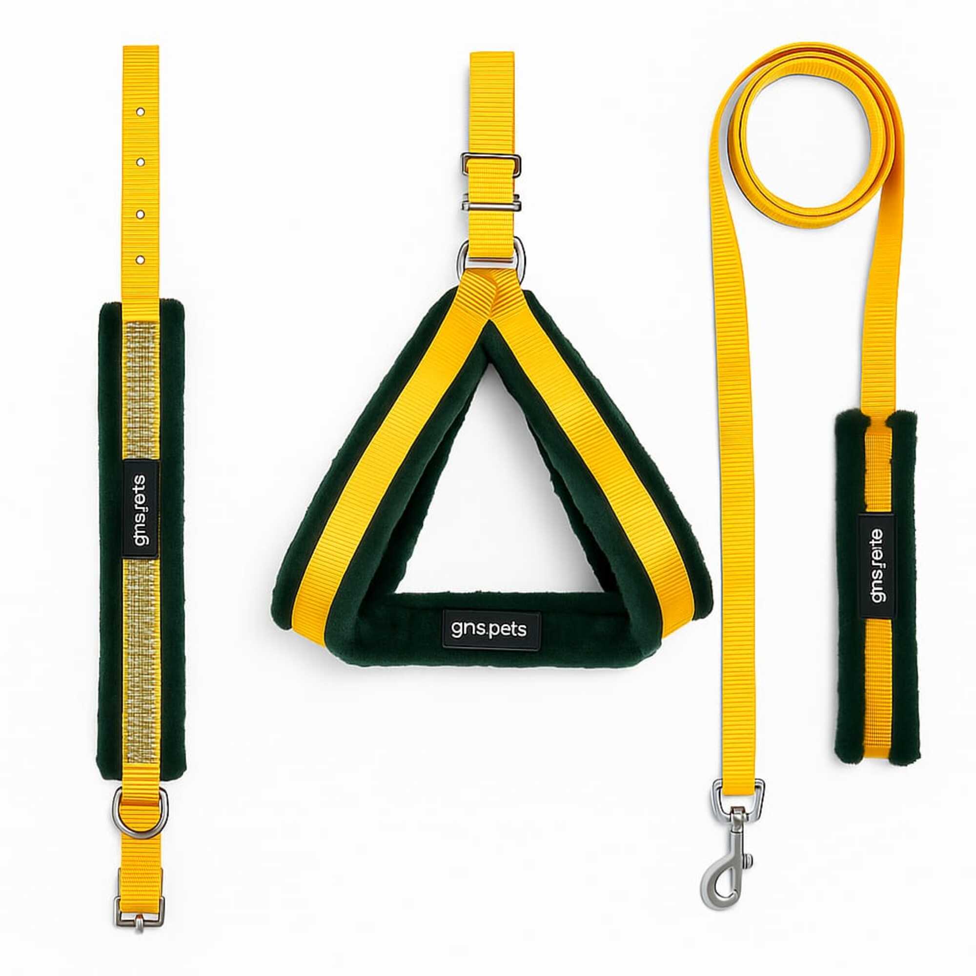 Soft Padded Harness,Collar and Leash