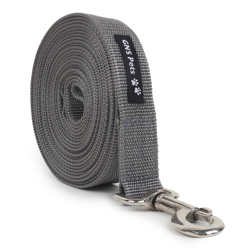 PET Training Leash 15 feet long with strong Hook - 15FT- Grey
