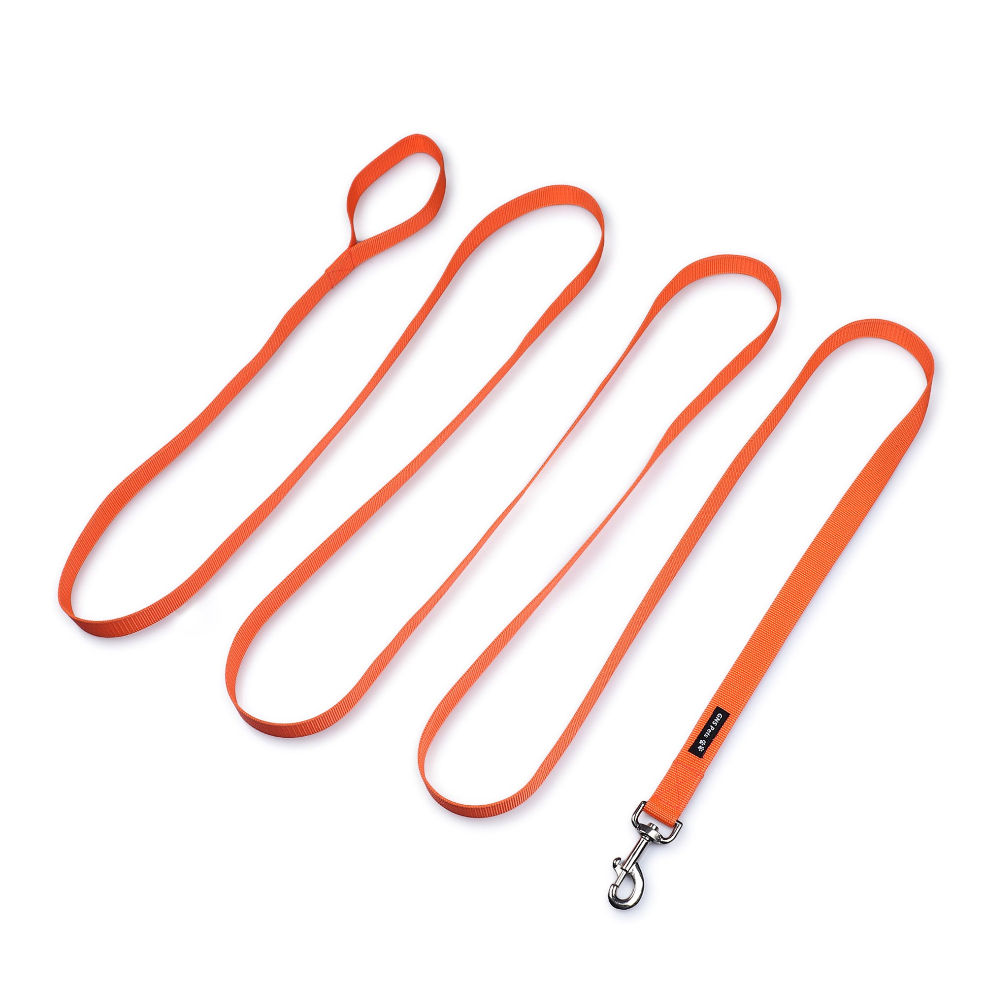 PET Training Leash 15 feet long with strong Hook - 15FT- Orange