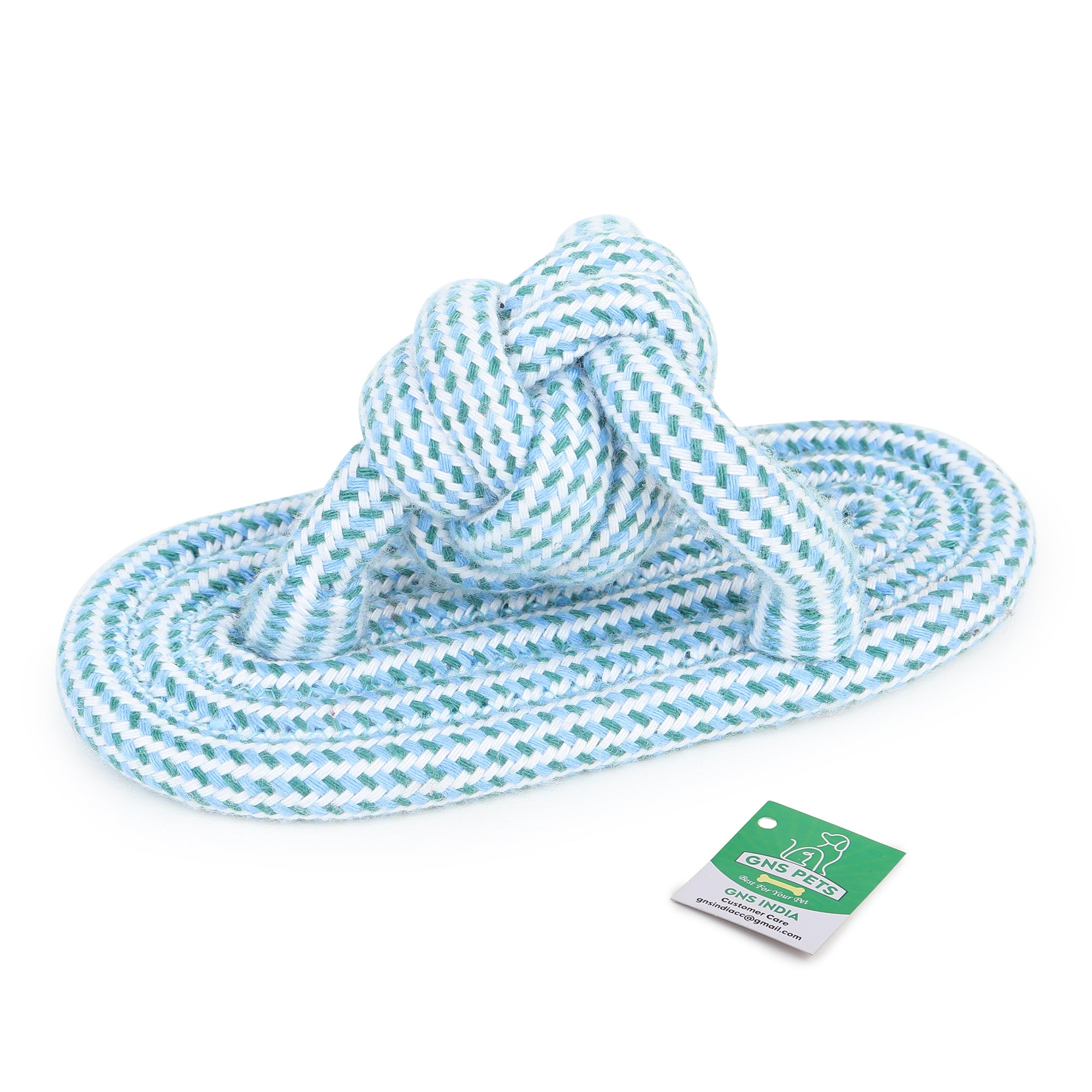 Durable Rope Dog Chew Toy – Slipper Shape for Puppies & Aggressive Chewers | GNS Pets