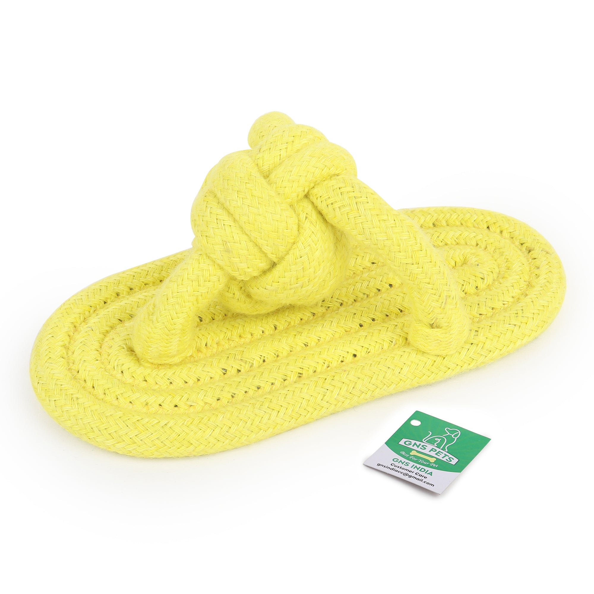 Durable Rope Dog Chew Toy – Slipper Shape for Puppies & Aggressive Chewers | GNS Pets