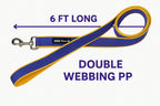 6 Feet Dog Leash - Blue