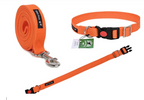 Dog Leash & Collar Set - 15FT- Orange