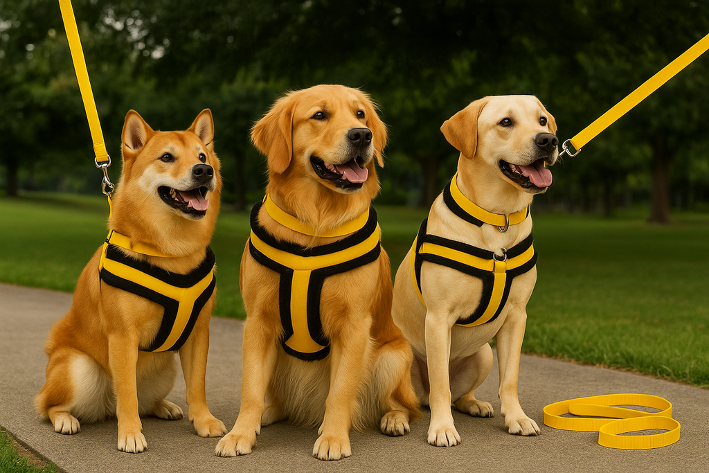 Soft Padded Harness,Collar and Leash