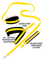 Soft Padded Harness,Collar and Leash