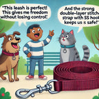 Training Leash - 15 FT- Maroon