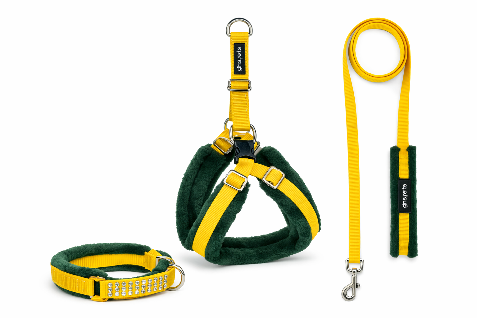 Soft Padded Harness,Collar and Leash