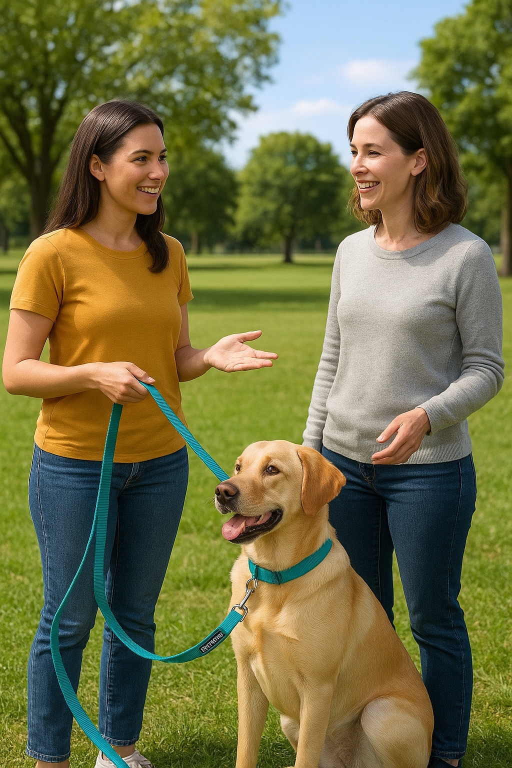 Training Leash 15 feet- Turquoise