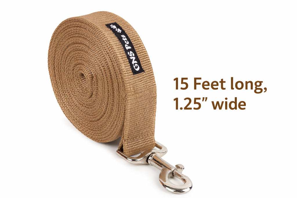 Training Leash - 15 FT-Brown