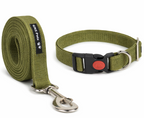Dog Leash & Collar Set - 6FT- Olive