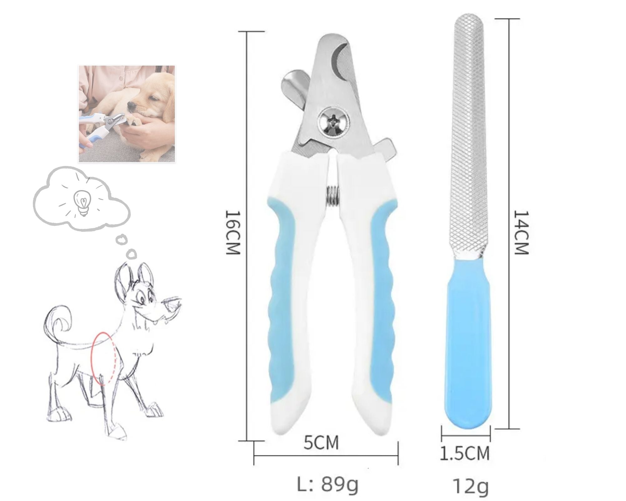PET Nail  cutter with Folier