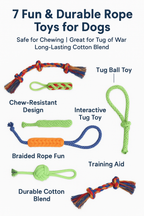 Rope Toys Set of 7