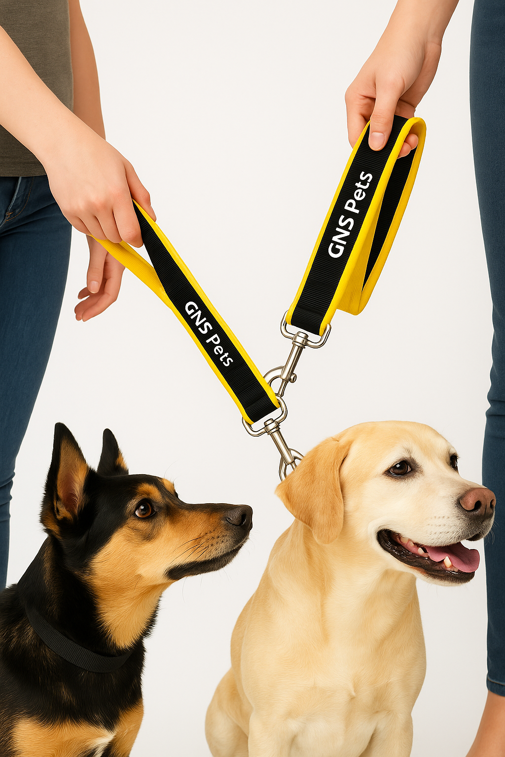 Short Leash - 1.5Ft-Yellow